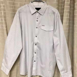 Marc echo stripe shirt XL